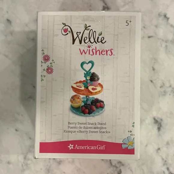 American Girl Wellie Wishers Berry Sweet Snack Stand - Brand New - Retired - Picture 7 of 8